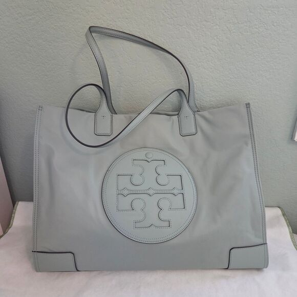 Tory Burch Handbags - Tory Burch ELLA Tote Bag Blue Celadon